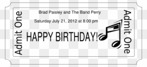 Live performance Ticket Template Absolutely free Printable - Absolutely free Clear image relating to Concert Ticket Template Free Printable named Live performance Ticket Template Free of charge Printable - Totally free Clear