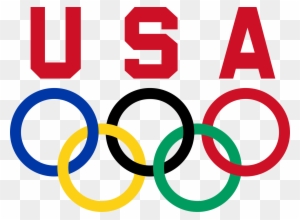 Open - American Flag With Olympic Rings