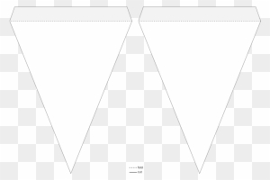 Medium Image - Triangle Flag Banner Template