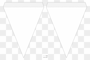 Medium Image - Triangle Flag Banner Template