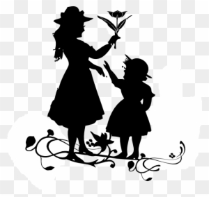 mother daughter clipart transparent