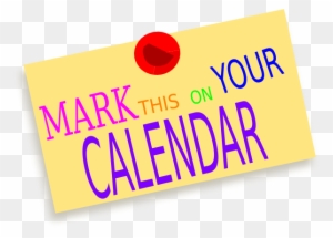 Mark Your Calendar Clipart