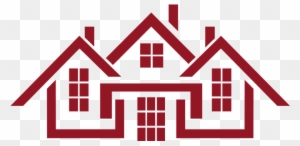 Red House Silhouette Clip Art At Clker - Home Outline Png
