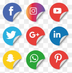 Social Media Icons Setfacebook, Instagram, Whatsapp, - Social Media Icons Png