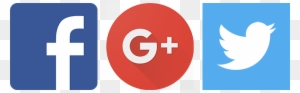 Blue, Button, Facebook, Social Icon - Google+ Social Media Icon