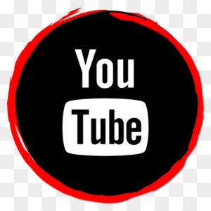Social Media Free - Red And Black Youtube Logo
