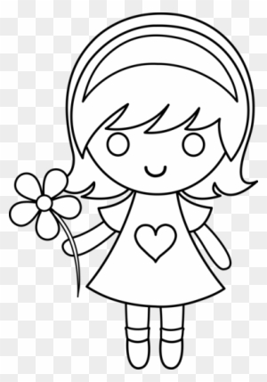 Shining Design Little Girl Coloring Pages 10 Characters - Boy And Girl Holding Hands