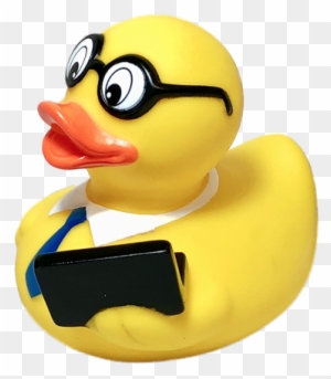 nerd rubber duck