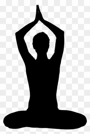 Human Silhouette Clip Art Medium Size - Icone Yoga