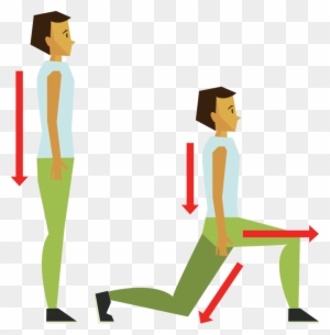 Read The Steps Below To Learn How To Do Walking Lunges - Lunge - Free  Transparent PNG Clipart Images Download