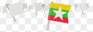 Illustration Of Flag Of Myanmar - Table