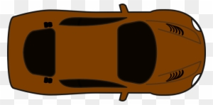 Clipart Car Top View Brown Clip Art At Clker Com Vector - Car Sprites For Scratch