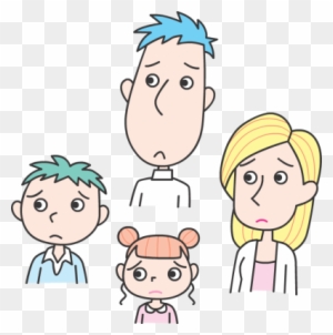 Disappointed Clipart - Sad Family Clipart - Free Transparent PNG Clipart  Images Download