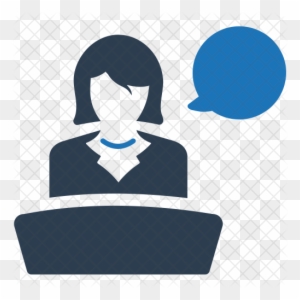 Lecture Icon - Business Woman Icon Png