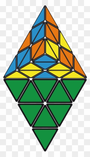 Pretty Patterns Pyraminx - Triangle Rubik's Cube Pattern