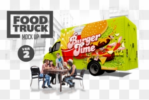 40 Best Van Mockup Psd For Delivery Vans Branding Layerbag - Food Truck Graphics Design
