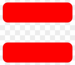 Equals Png - Red Equal Sign Png