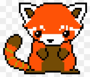 Red Panda - 8 Bit Art Animals