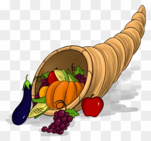Cornucopia Clipart Food Safety Sanitation - Thanksgiving Horn Png