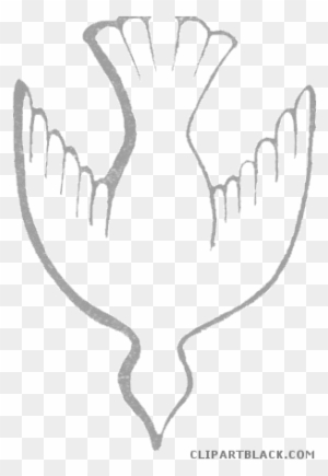 Holy Spirit Dove Animal Free Black White Clipart Images - Symbols Of The Holy Spirit