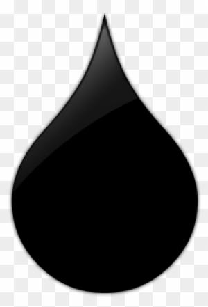 20 Teardrop Shapes Clip Art - Black Drop Of Water