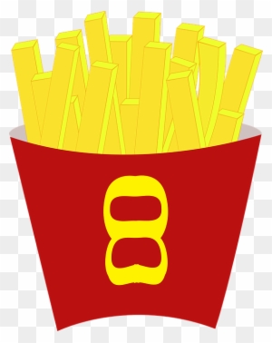 French Fries Clip Art Free Vector - Chip Clipart