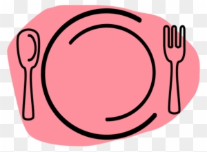 Plate Clipart Large - Dinner Plates Clipart