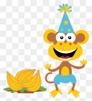 Boy - Monkey - Clip - Art - Party Monkey Clipart