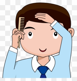 Boy Comb Hair Clipart - Comb Hair Clip Art