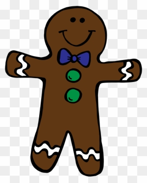 Gingerbread Man Clip Art - Gingerbread Boy And Girl