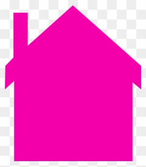 Pink House Silhouette Clip Art - Pink House Clip Art Pink House Silhouette Clip Art - Pink House Clip Art