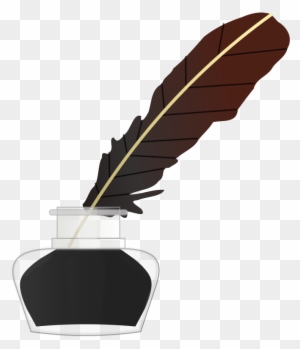 Well Clip Art Download - Feather Ink Pen Png