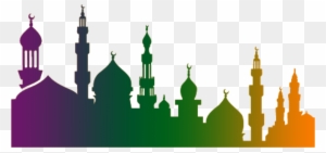 Quran Ramadan Islam Illustration - Eid Mubarak With Masjid