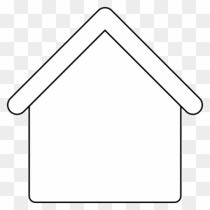House Clipart House Outline - Gingerbread House Template Coloring