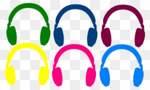 Earphones Clip Art - Headphones