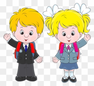 Personnages, Illustration, Individu, Personne, Gens - Clipart Of Boy And Girl
