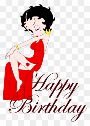 Birthday Clipart Betty Boop - Happy Birthday Cartoon Betty Boop
