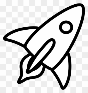 Science - Tools - Clipart - Black - And - White - Black And White Rocket