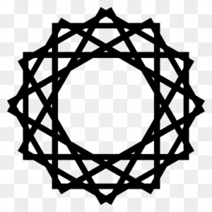 Islamic Art Clip Art At Clker - Simple Islamic Art Patterns Png