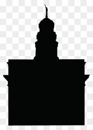 Lds Temple Silhouette Clipart Best - Nauvoo Temple Silhouette