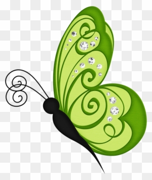 Jssc4m Livestrong Butterfly 2 - Green Butterfly Pictures Clipart
