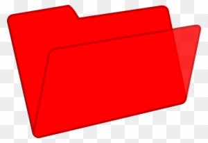 Microsoft Folder Clipart - Clip Art Red Folder