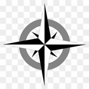 Simple Compass Rose Clip Art - Simple Compass Rose Vector