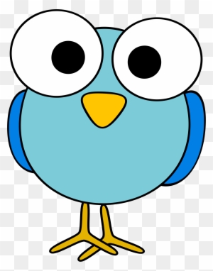 Clip Art Bird Eyes Clipart Blue Googley Eyed - Cartoon Animals With Big Eyes