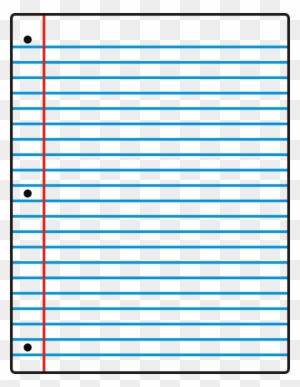 Lined Paper Lined Paper Notebook Paper Clipart - Sheet Of Notebook