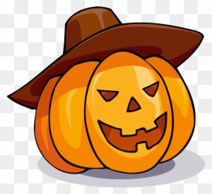 Halloween Time Traveling For Elementary School - Jack O Lantern Pumpkins Clip Art