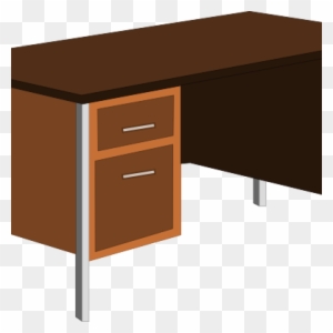 Desk Clipart Office Desk Clip Art At Clker Vector Clip - Table Clipart