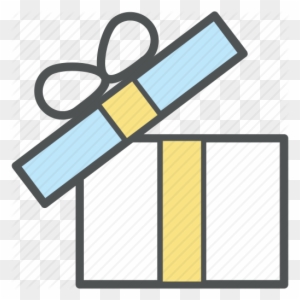 Gift Icon - Present Box Icon Png