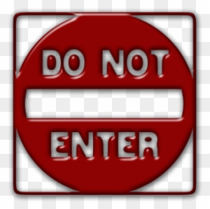 Do Not Enter Icon Png Image - Do Not Enter Road Sign