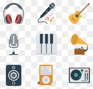 Audio Set 10 Icons - Electronic Products Icon Png